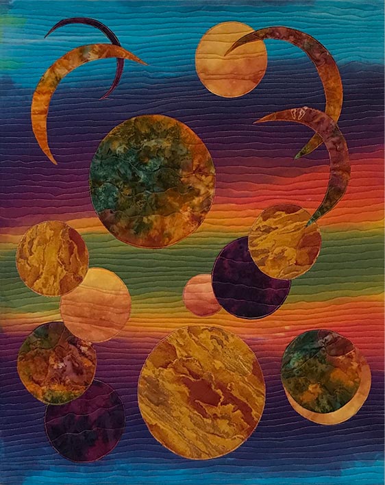 Celestial Orbs 1 by Donna Radner