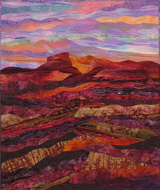 Purple Mountains 2 by Donna Radner
