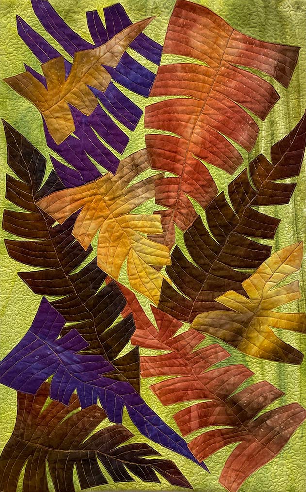 Tropical Leaf Series #2 by Donna Radner